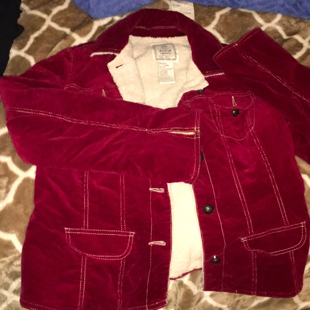 Button up winter jacket